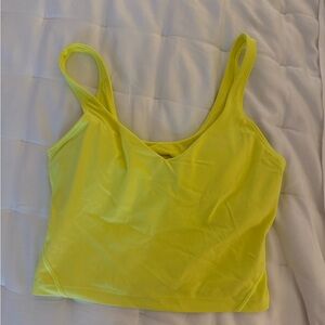 lululemon athletica Yellow Tank Top